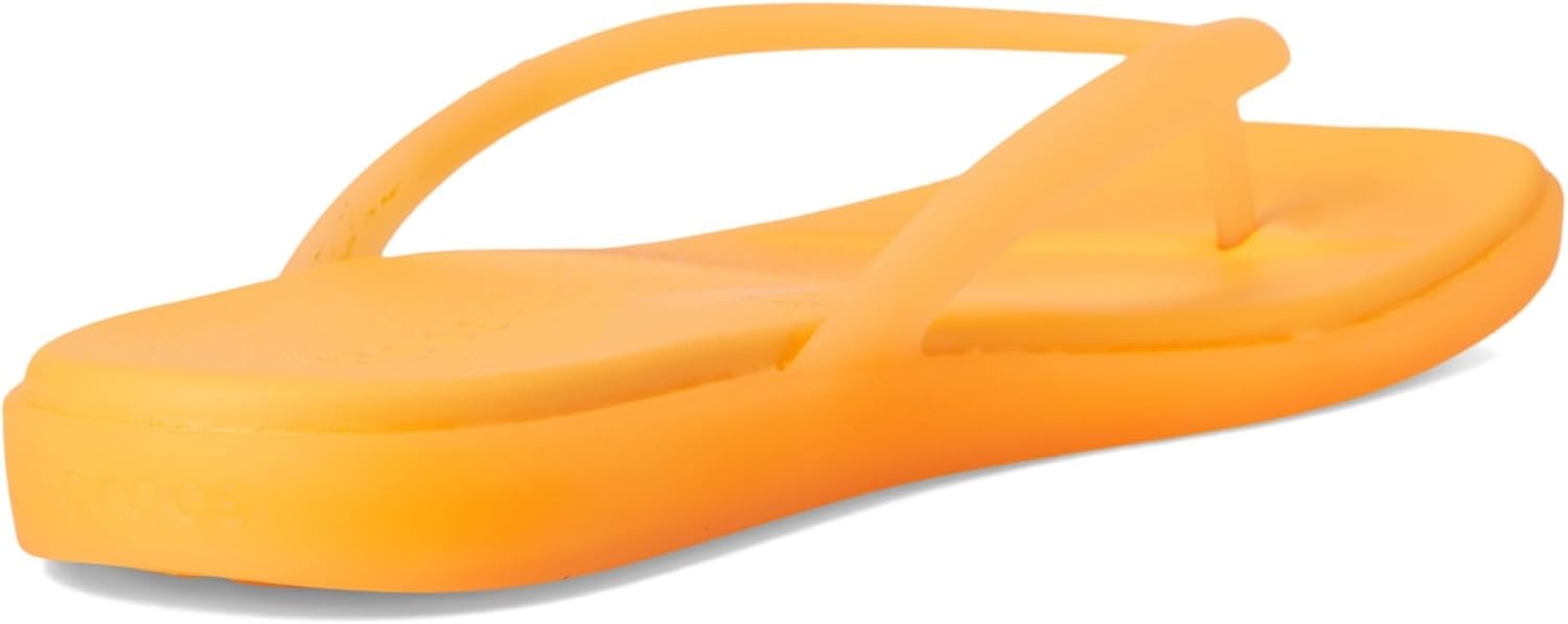 image:imageCrocs Womens Miami Flip Flops Square Toe Flat 360 Degree Comfort Croslite Foam FootbedOrangesicle