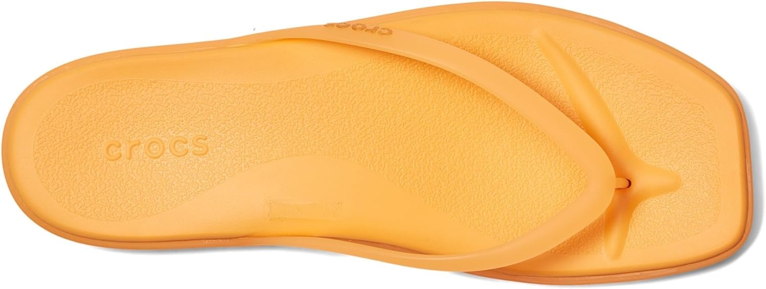 image:imageCrocs Womens Miami Flip Flops Square Toe Flat 360 Degree Comfort Croslite Foam FootbedOrangesicle