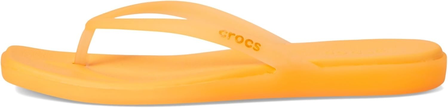 image:imageCrocs Womens Miami Flip Flops Square Toe Flat 360 Degree Comfort Croslite Foam FootbedOrangesicle