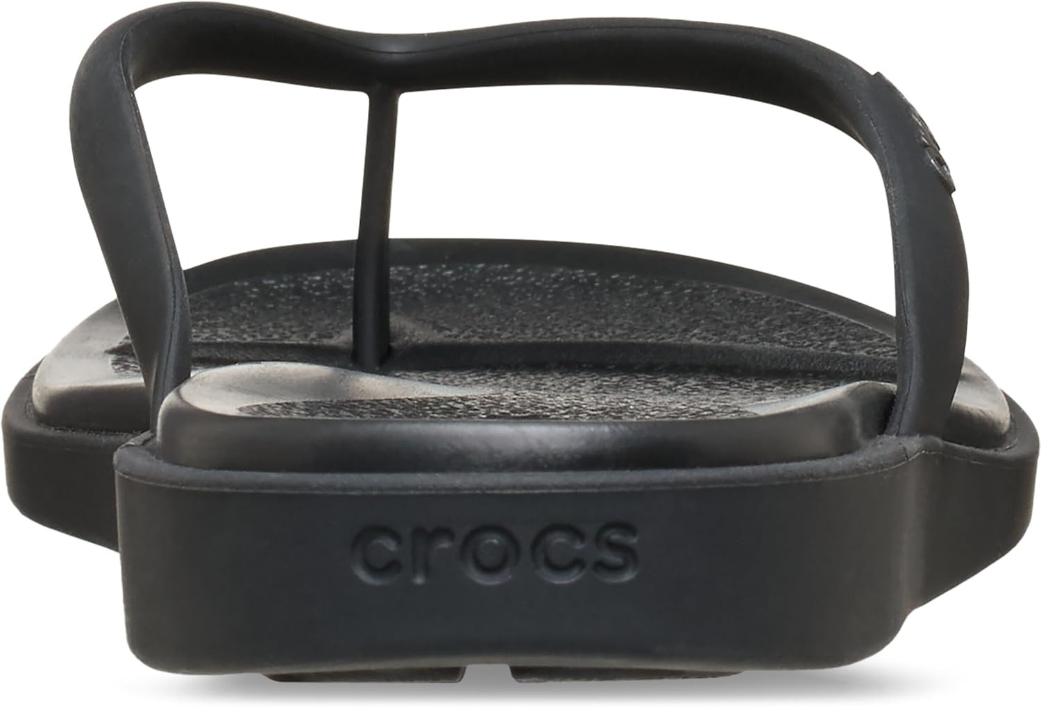 image:imageCrocs Womens Miami Round Toe Flip Flops Flexible Straps 360 Degree Comfort Croslite Foam FootbedBlack Matte