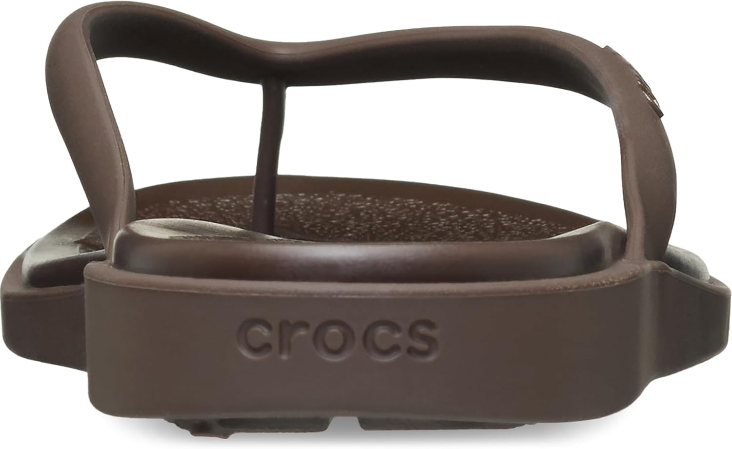 image:imageCrocs Womens Miami Round Toe Flip Flops Flexible Straps 360 Degree Comfort Croslite Foam FootbedCoffee Matte