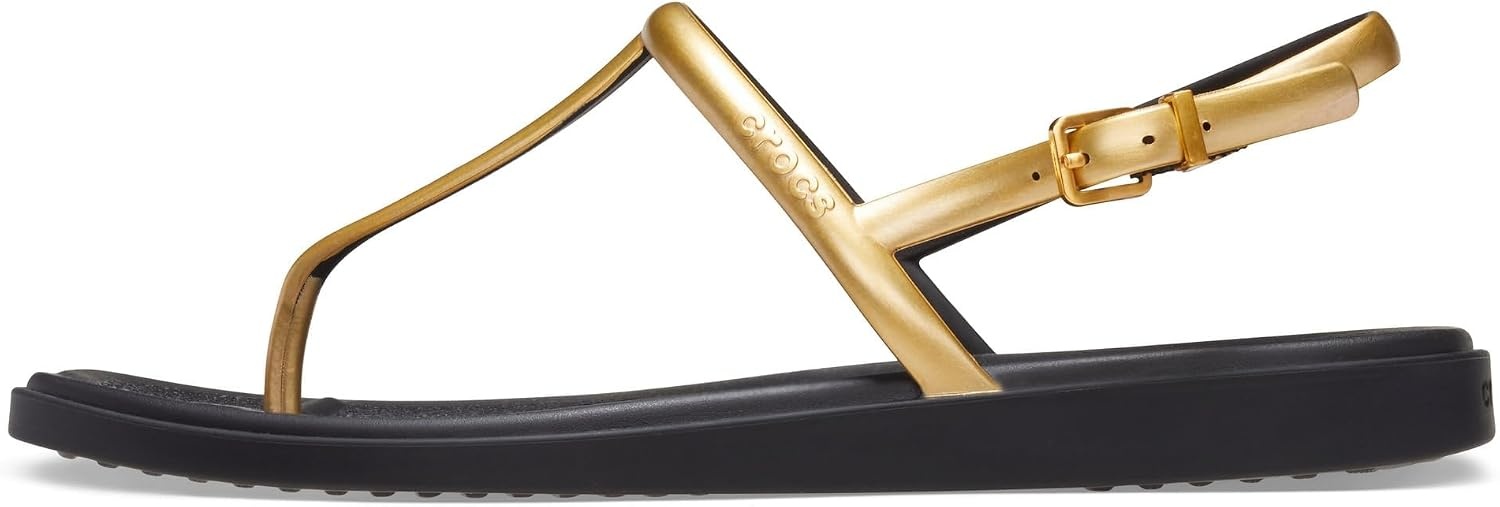 image:imageCrocs Womens Miami Thong SandalMetallic Black