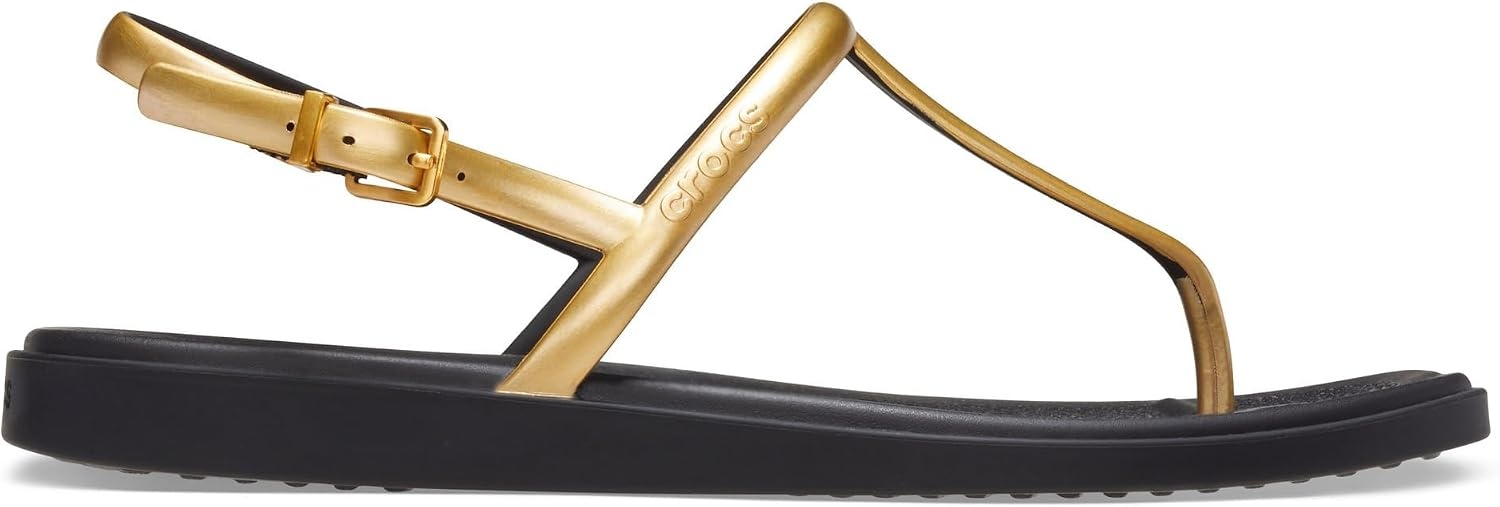 image:imageCrocs Womens Miami Thong SandalMetallic Black