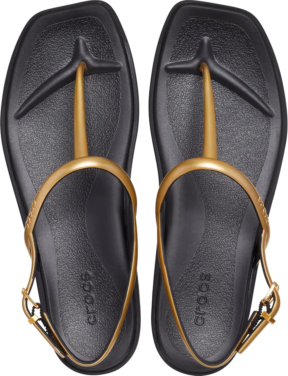image:imageCrocs Womens Miami Thong SandalMetallic Black