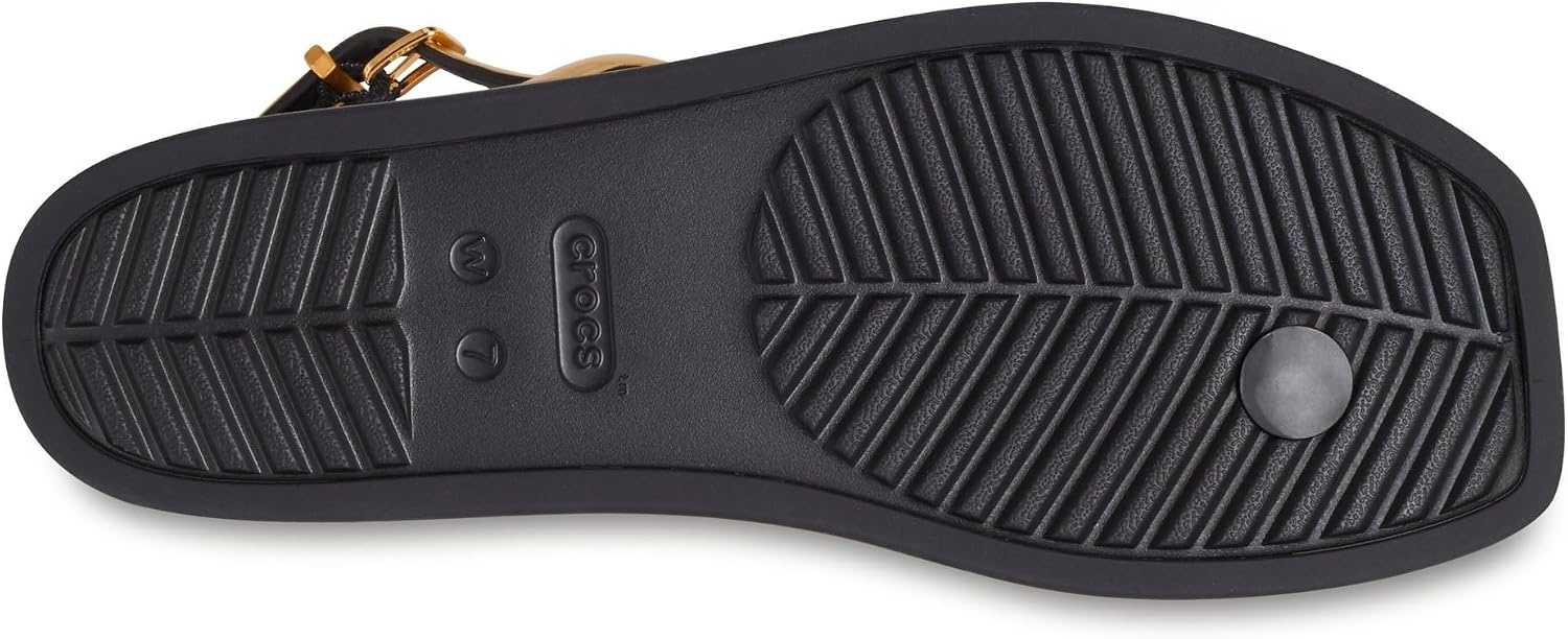 image:imageCrocs Womens Miami Thong SandalMetallic Black