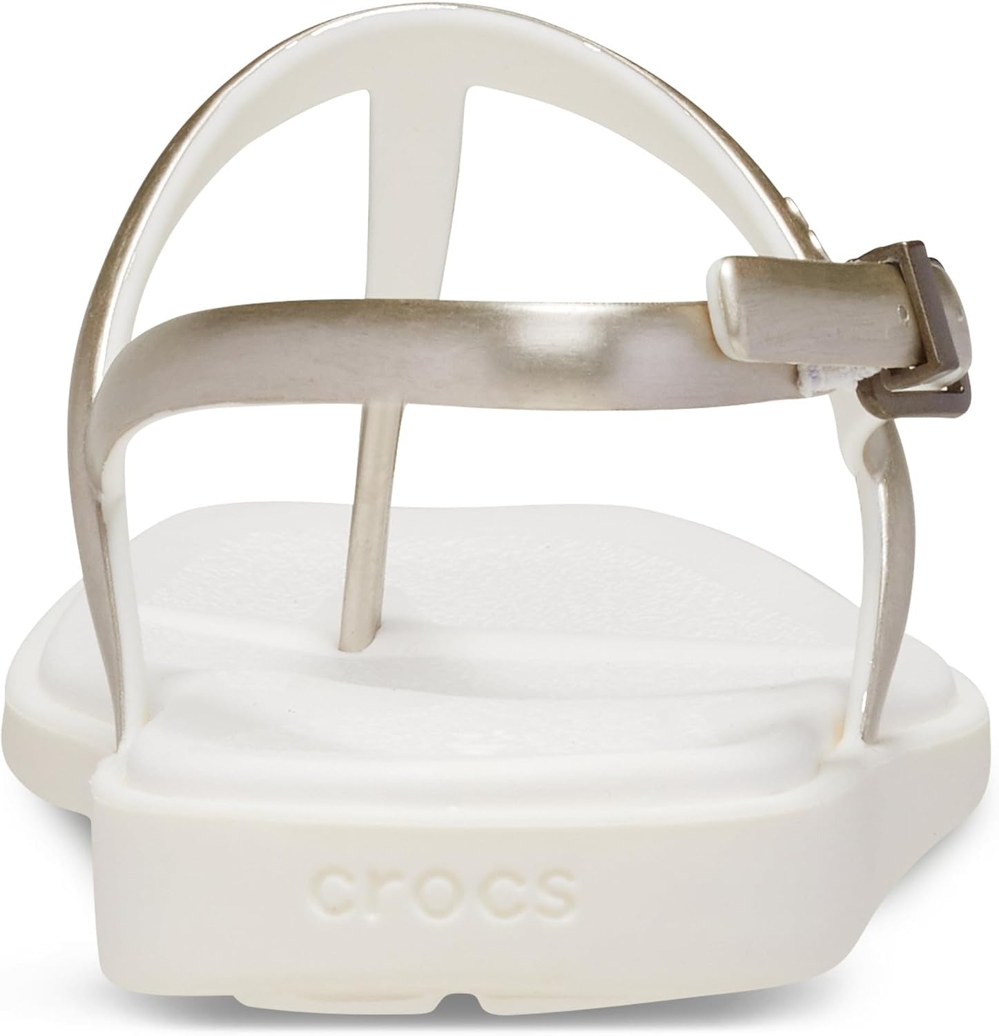 image:imageCrocs Womens Miami Thong SandalMetallic Chalk