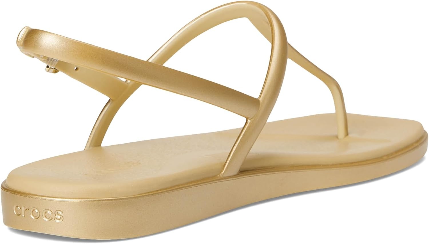 image:imageCrocs Womens Miami Thong SandalMetallic Gold