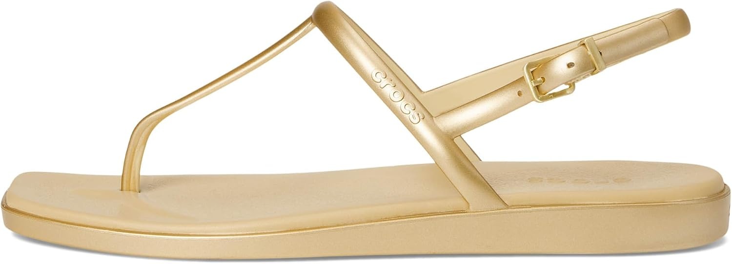 image:imageCrocs Womens Miami Thong SandalMetallic Gold