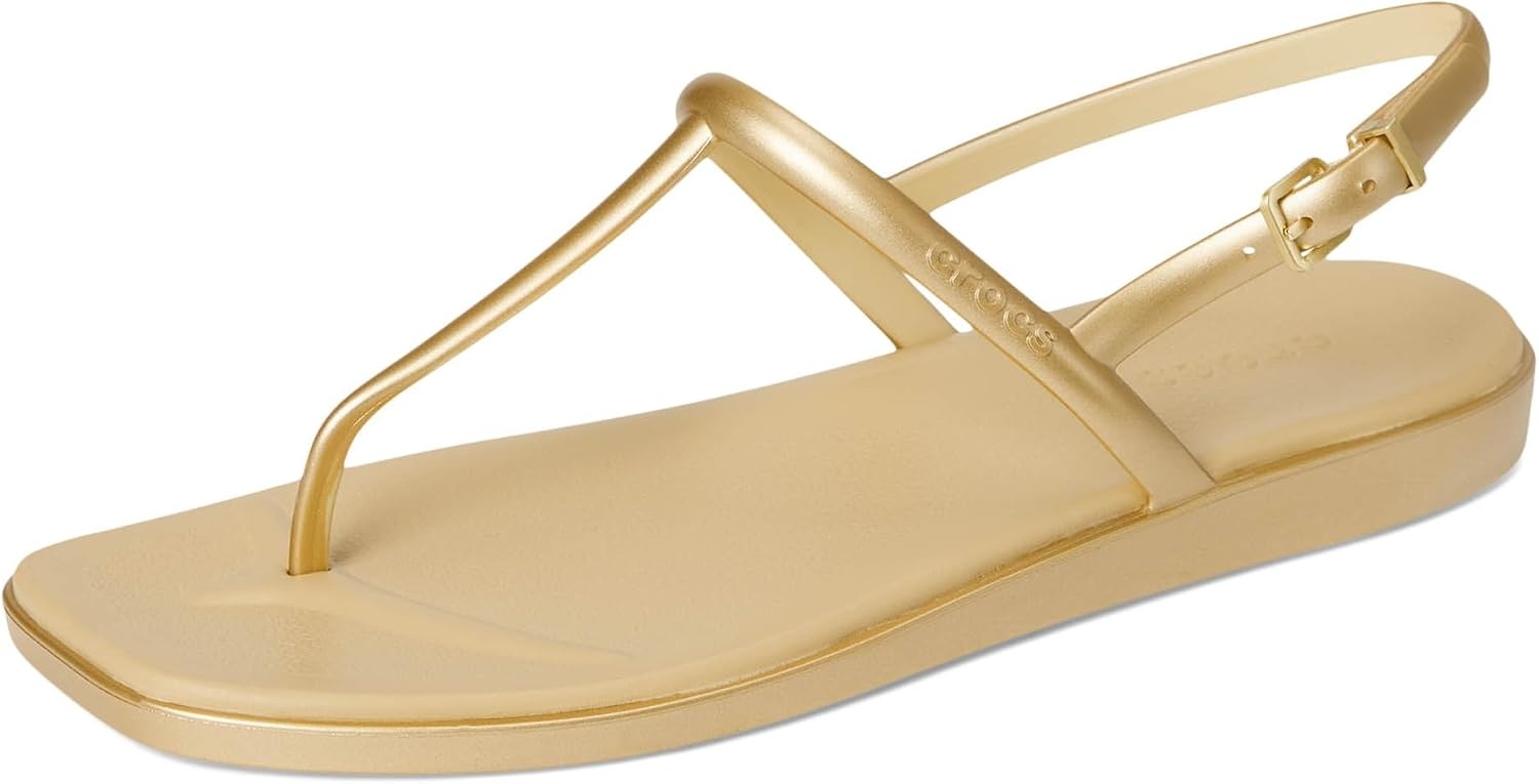 image:imageCrocs Womens Miami Thong SandalMetallic Gold