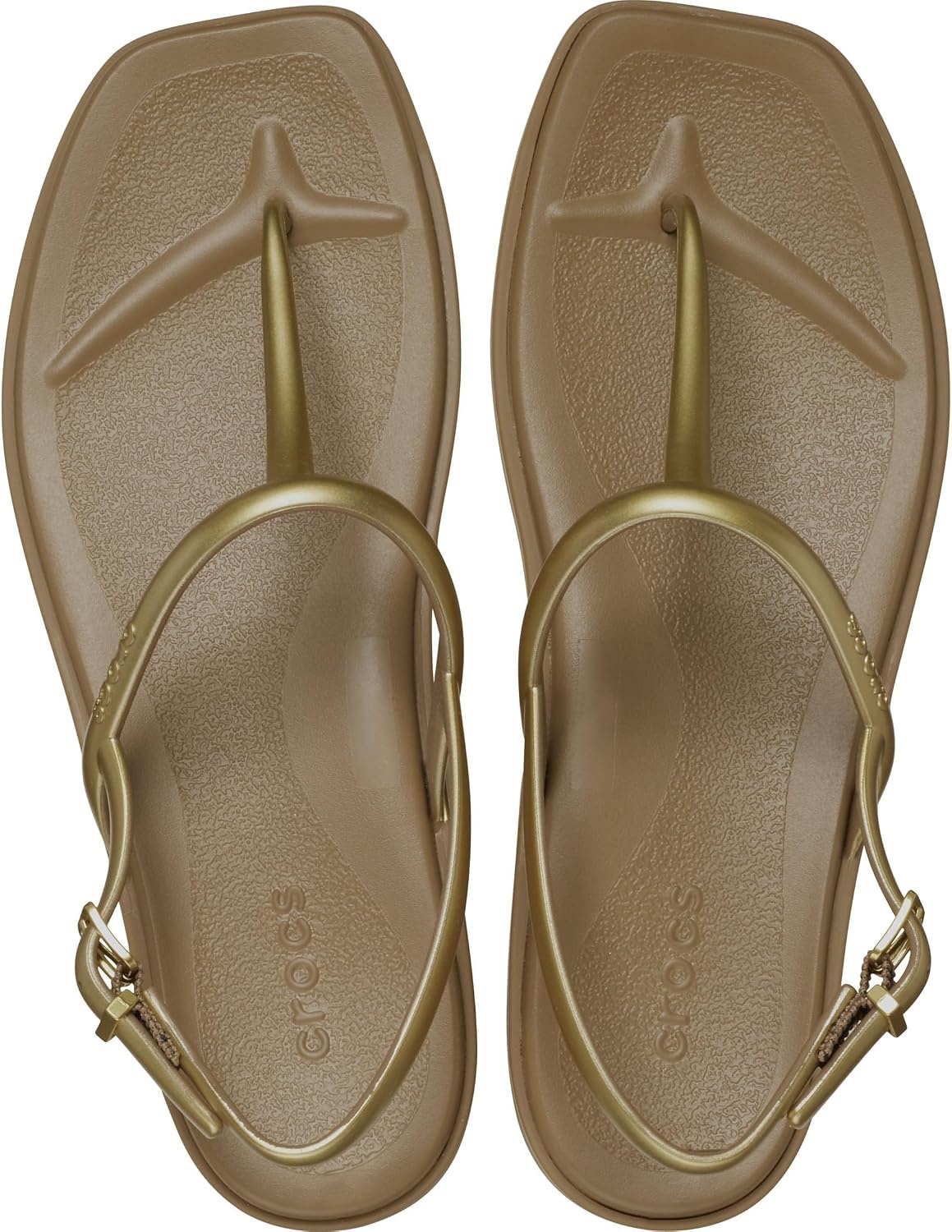 image:imageCrocs Womens Miami Thong SandalSepia Metallic