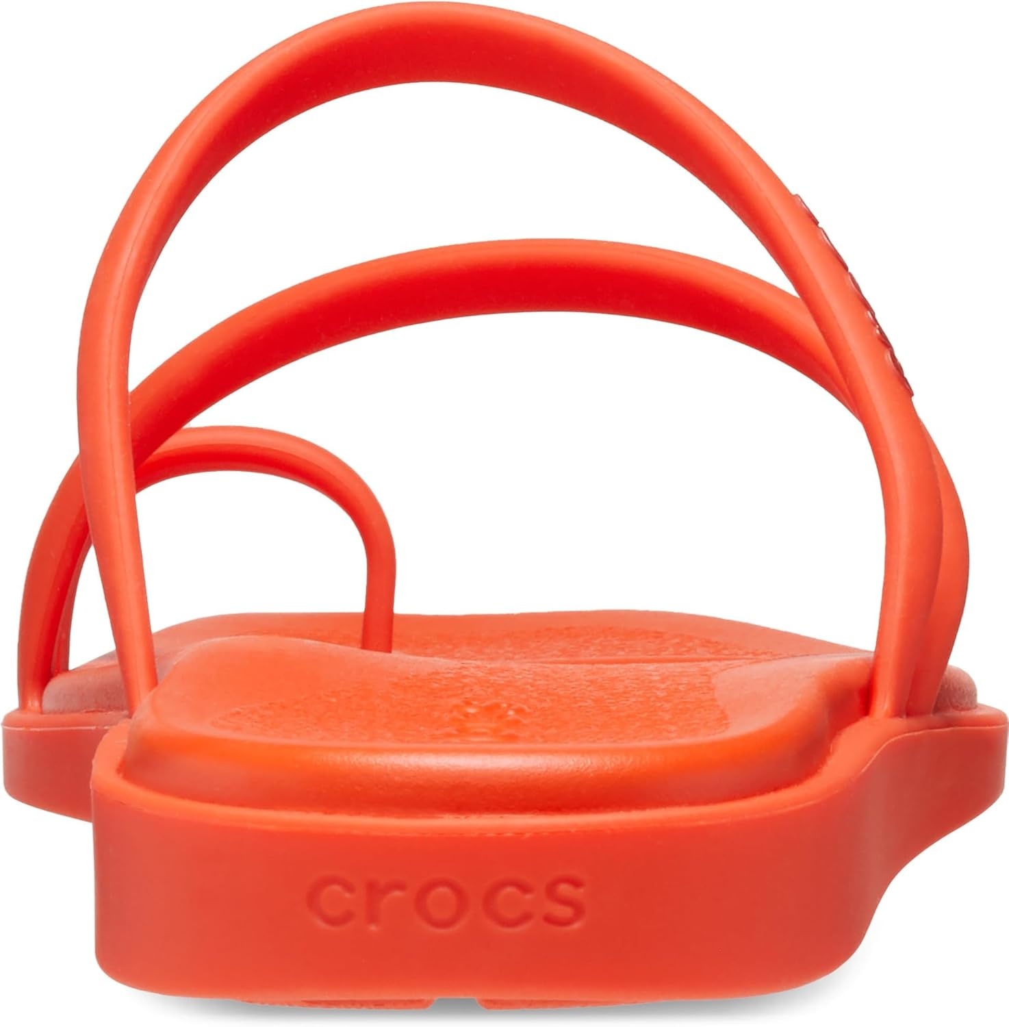 image:imageCrocs Womens Miami Toe Loop Sandals Square Toe Flat Flexible Straps Croslite Foam FootbedLava
