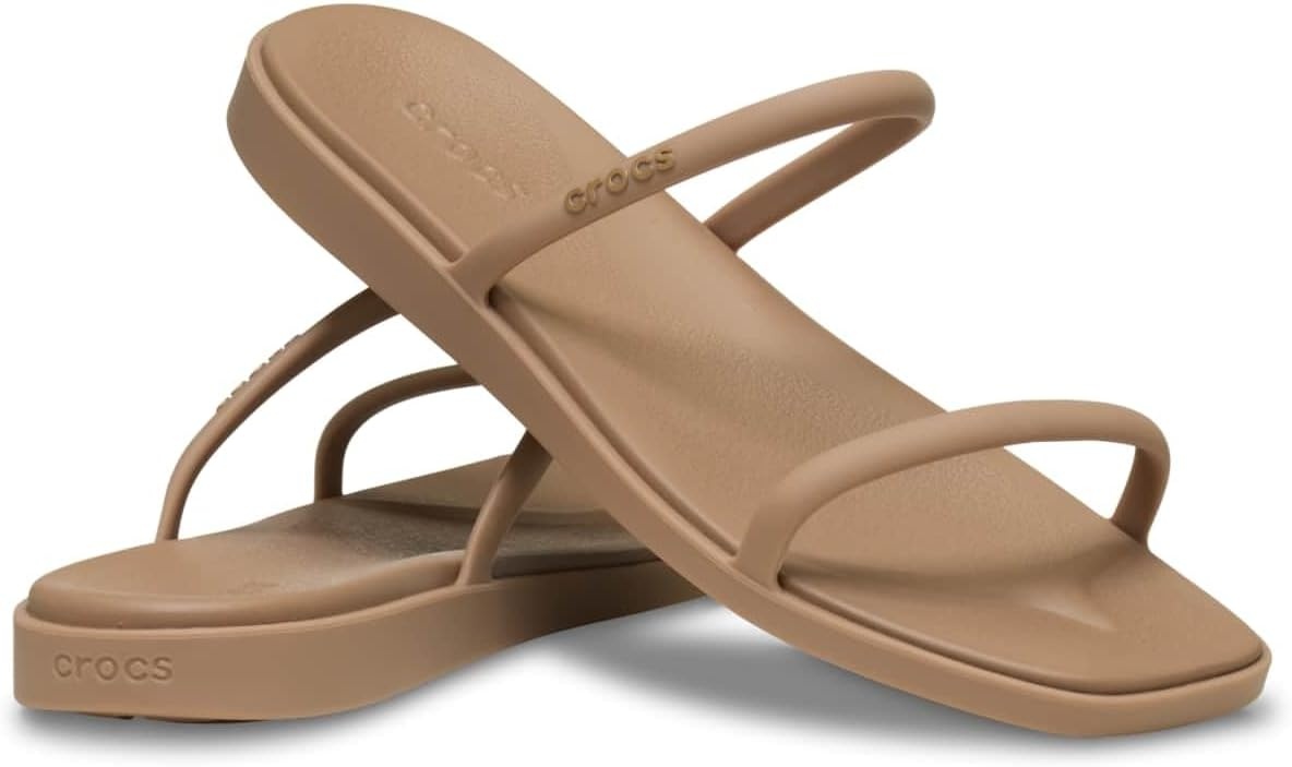 image:imageCrocs Womens Miami TwoStrap SandalsMilk Chocolate