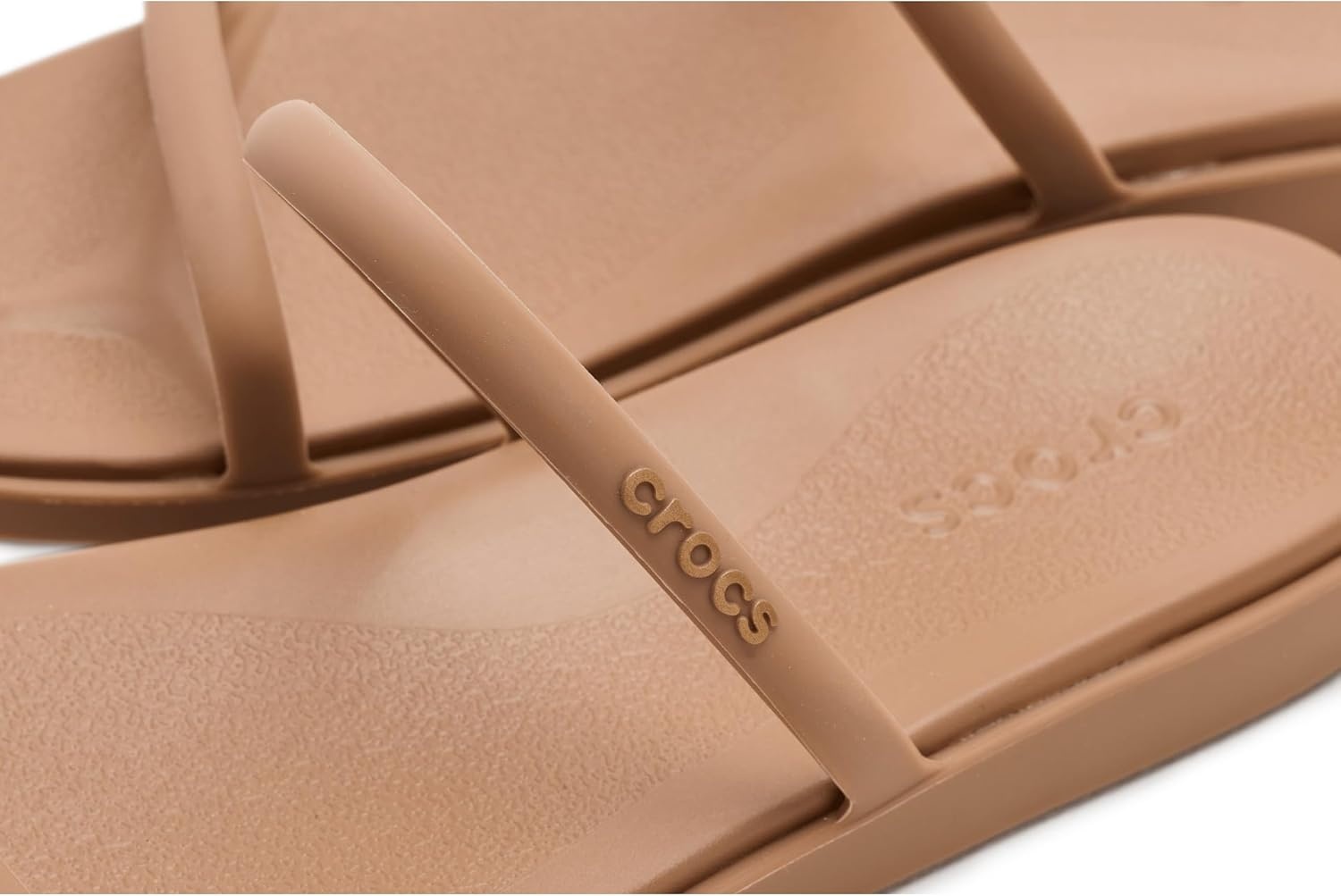 image:imageCrocs Womens Miami TwoStrap SandalsMilk Chocolate