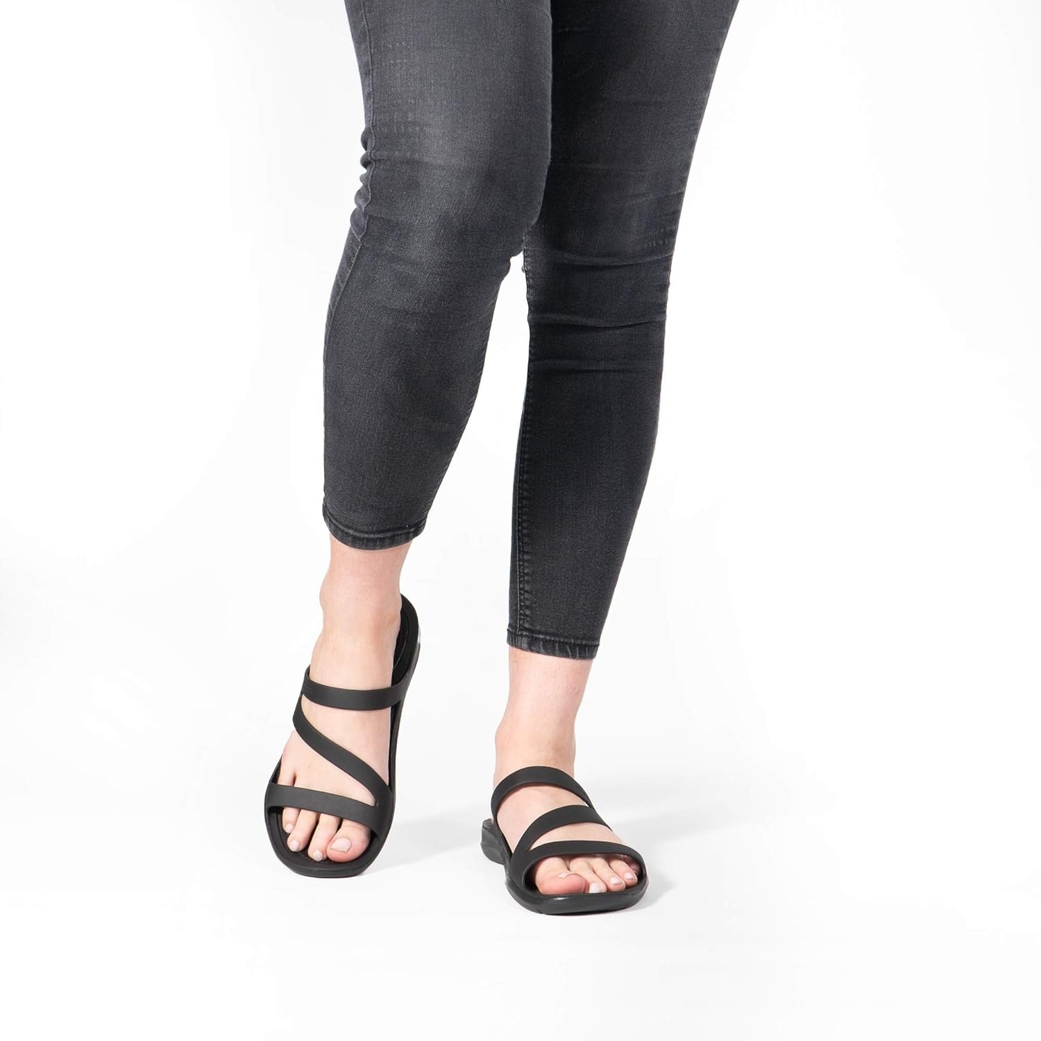 image:imageCrocs Womens Swiftwater SandalsBlackBlack