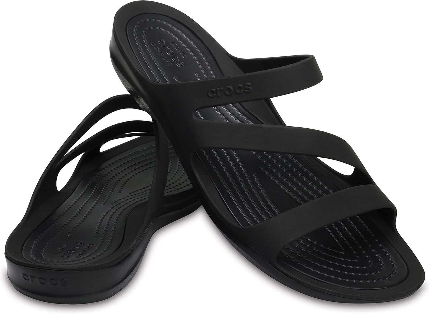 image:imageCrocs Womens Swiftwater SandalsBlackBlack