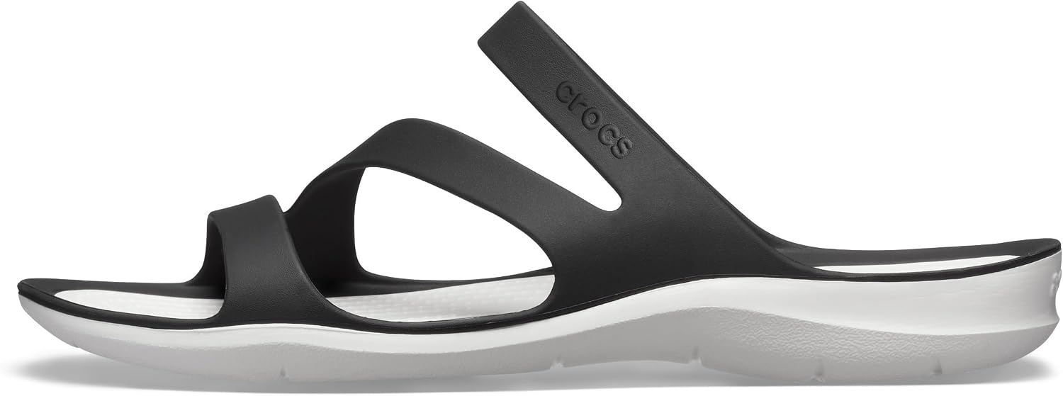 image:imageCrocs Womens Swiftwater SandalsBlackWhite