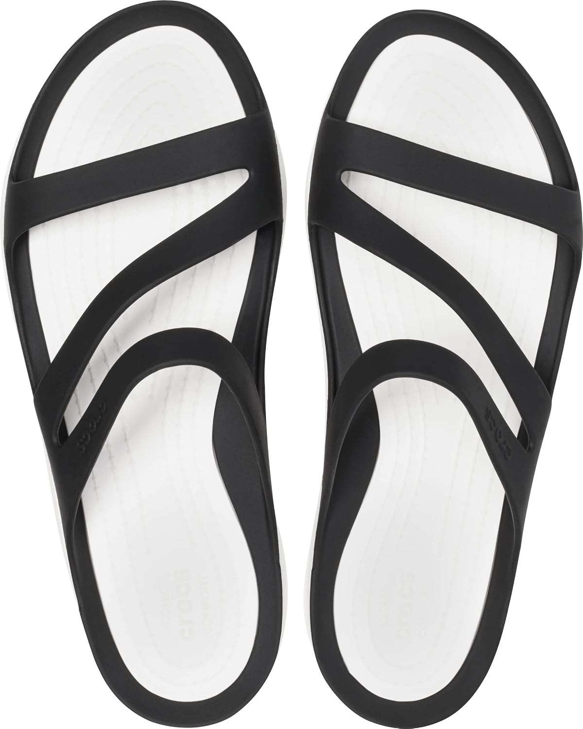 image:imageCrocs Womens Swiftwater SandalsBlackWhite
