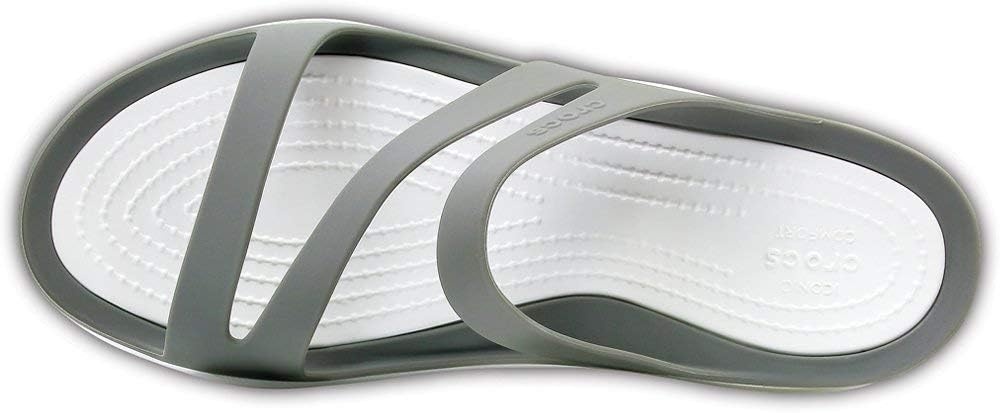 image:imageCrocs Womens Swiftwater SandalsSmokeWhite