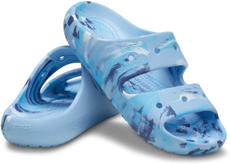 image:imageCrocs unisexadult Classic Marbled SandalsBlue CalciteMulti