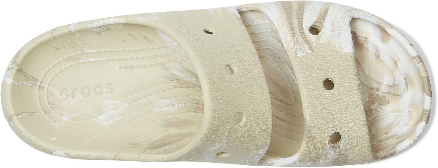 image:imageCrocs unisexadult Classic Marbled SandalsBoneMulti