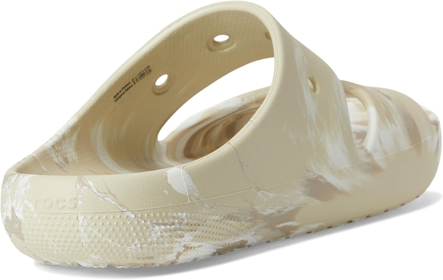 image:imageCrocs unisexadult Classic Marbled SandalsBoneMulti