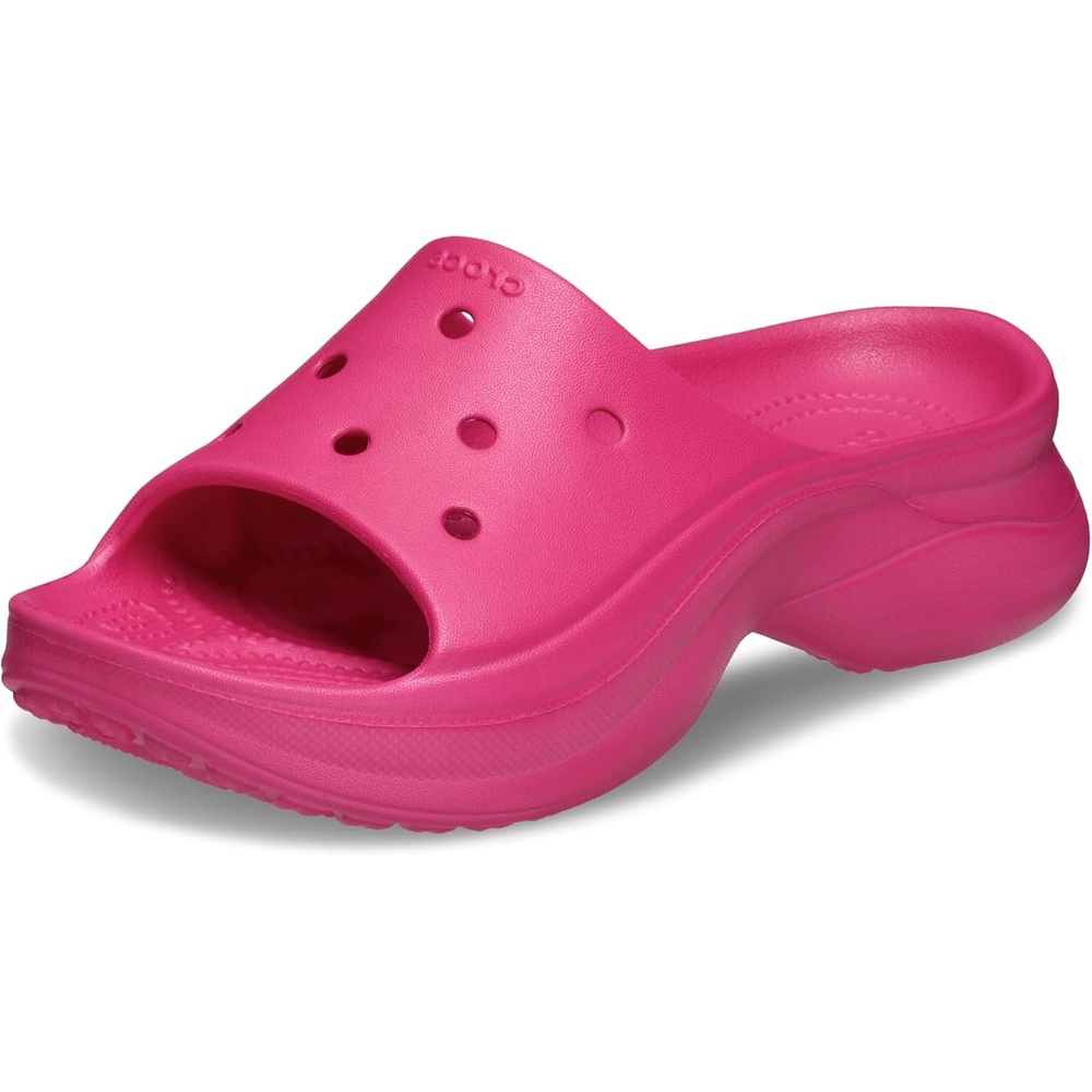 image:imageCrocs Womens Bae Slide Platform SandalsDragon Fruit