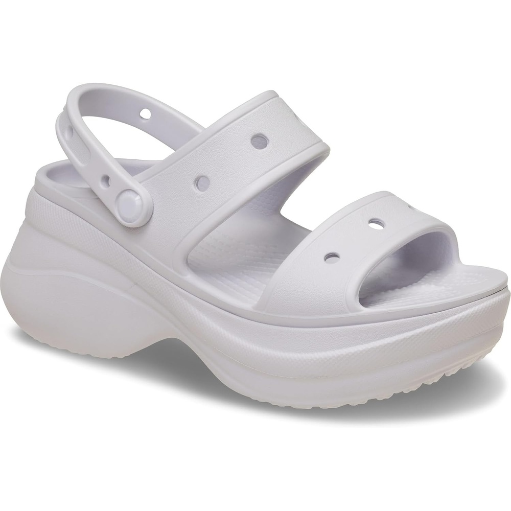 image:imageCrocs Womens Bae Slide Platform SandalsFrosted Grape