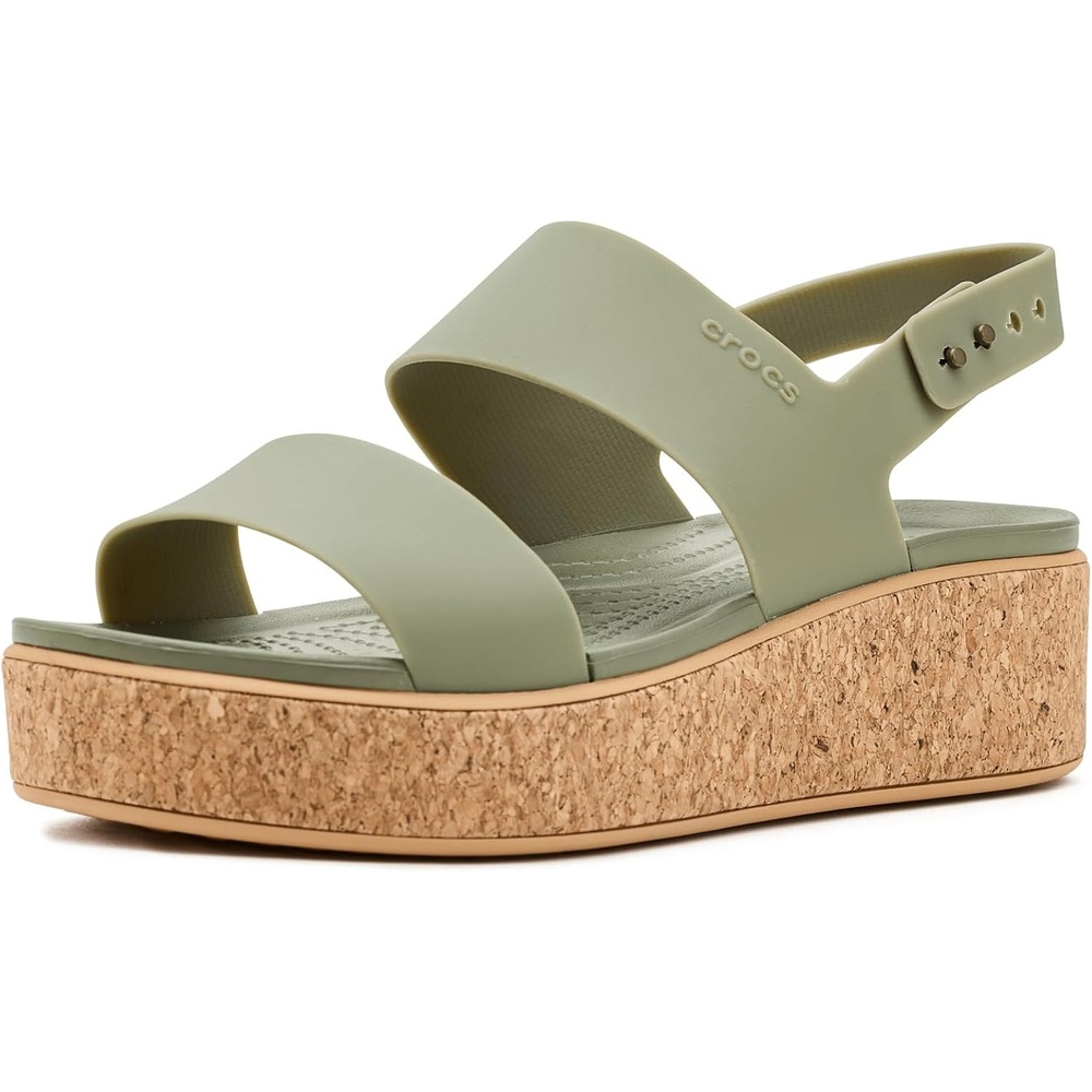 image:imageCrocs Womens Brooklyn Cork Low WedgeCargo