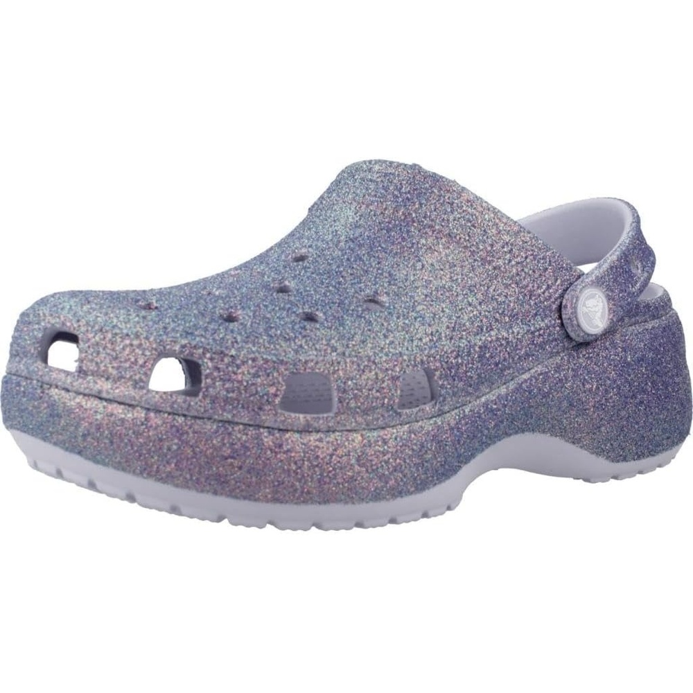 image:imageCrocs Womens Classic Platform Glitter ClogPurple Moon