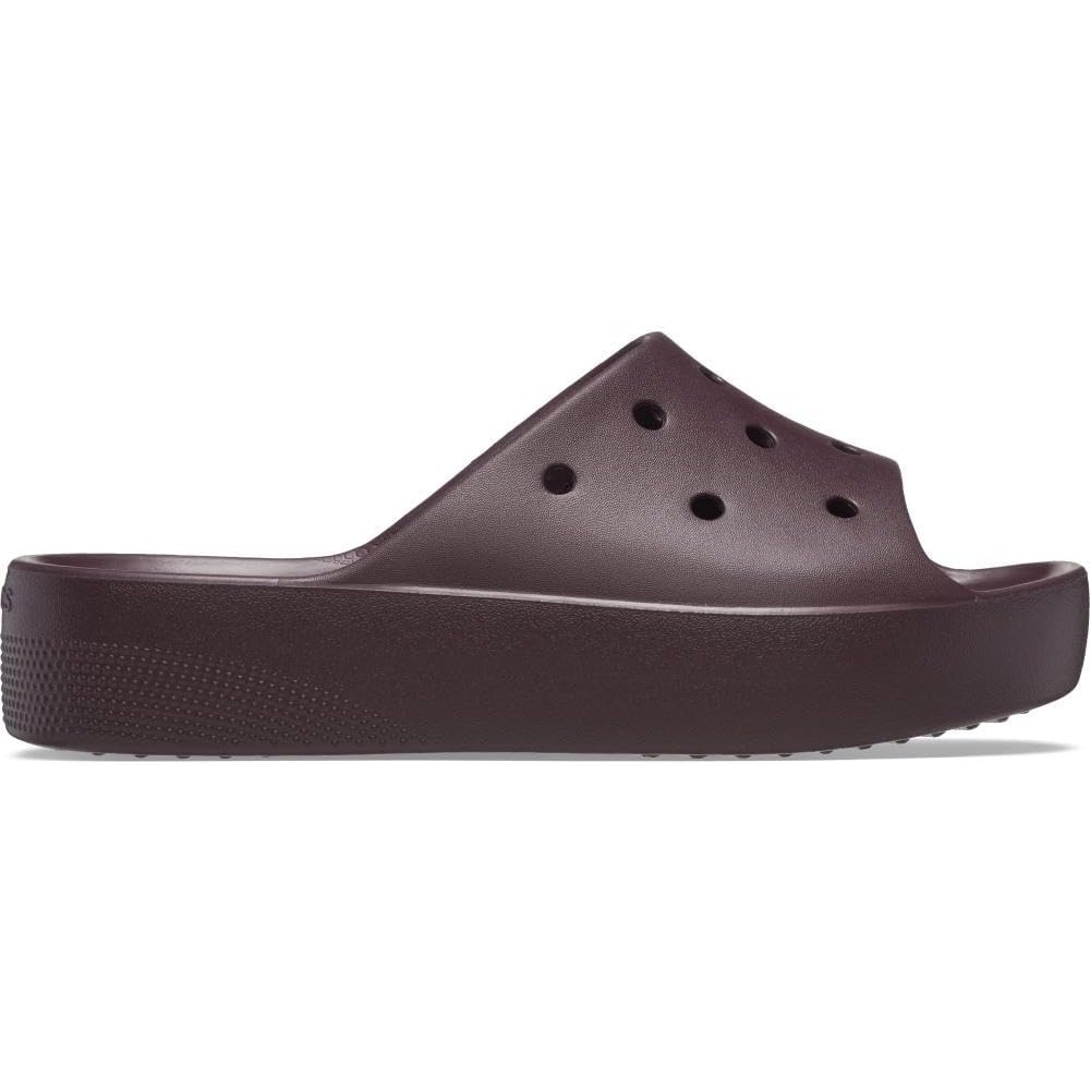 image:imageCrocs Womens Classic Platform Slide SandalsDark Cherry