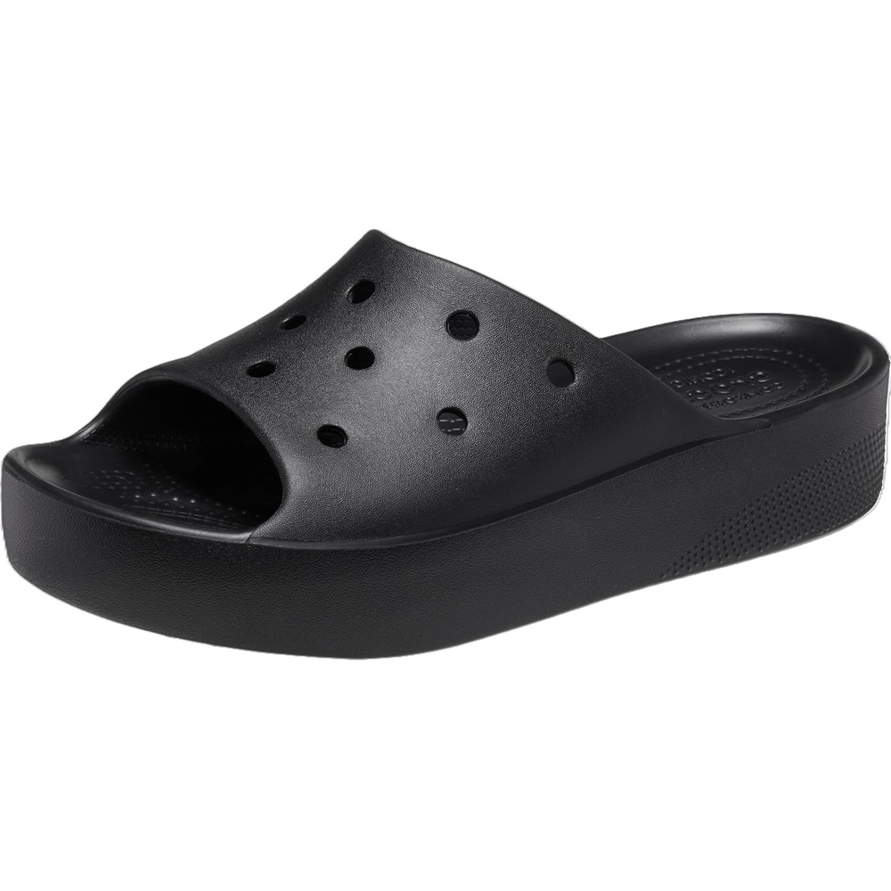 image:imageCrocs Womens Classic Slide Platform SandalsBlack