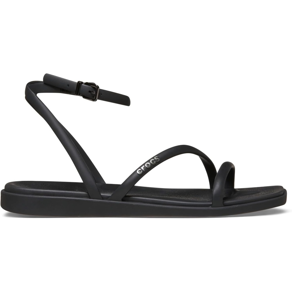image:imageCrocs Womens Miami Ankle Strap Sandals Adjustable Heel Strap 360 Degree Comfort Croslite Foam FootbedBlack