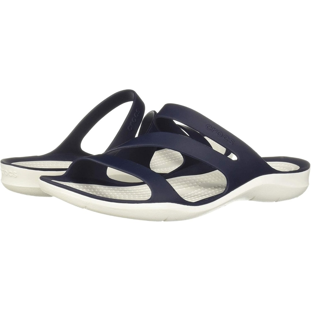 image:imageCrocs Womens Swiftwater SandalsNavyWhite