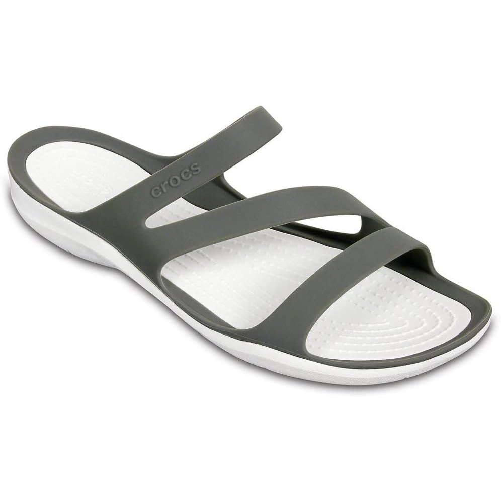 image:imageCrocs Womens Swiftwater SandalsSmokeWhite