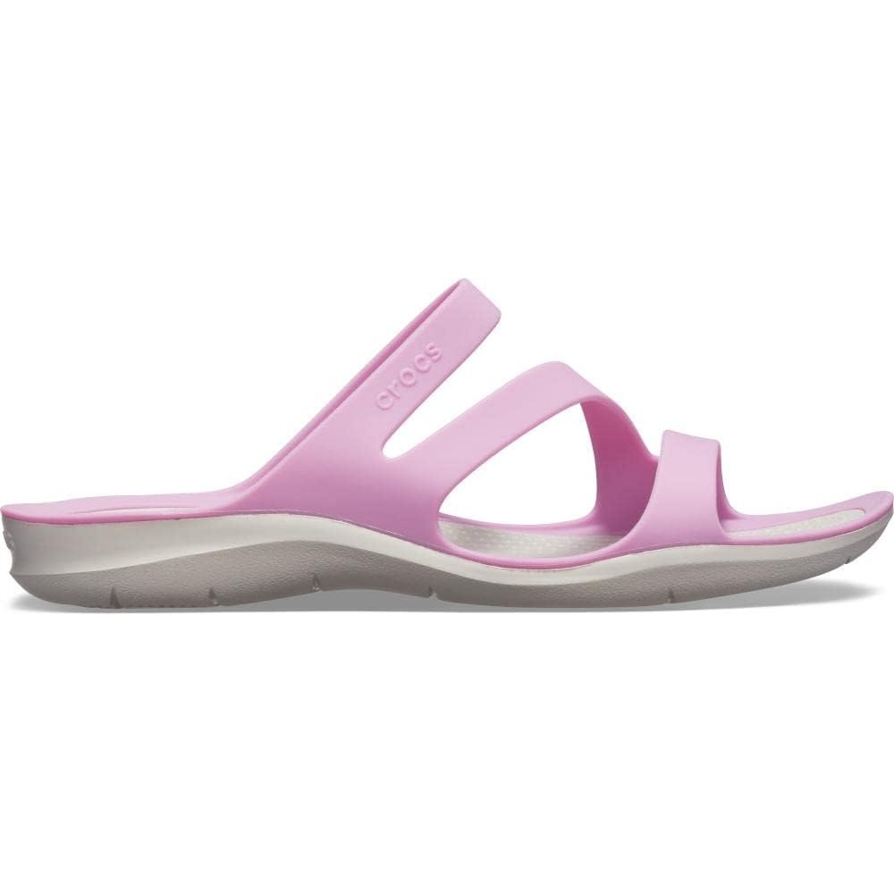 image:imageCrocs Womens Swiftwater SandalsViolet Pearl White