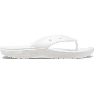Crocs Unisex’s Classic Flip Flops(White)