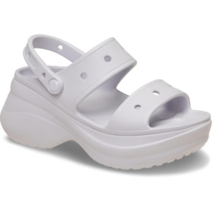 Crocs Women’s Bae Slide Platform Sandals(Frosted Grape)