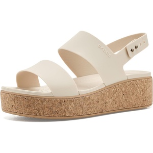 Crocs Women’s Brooklyn Cork Low Wedge(Frappe)