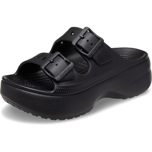 Crocs Women’s Classic Saturday Platform Sandals(Black)