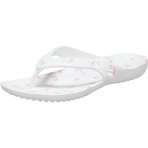 Crocs Women’s Kadee II Flip Flops(Flamingo White)