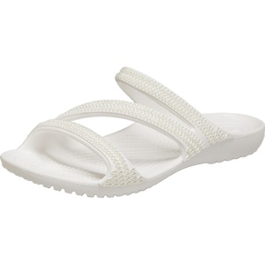 Crocs Women’s Kadee II Sandals(Diamante White)