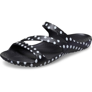 Crocs Women’s Kadee II Sandals(Polka Dot/Black)