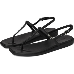 Crocs Women’s Miami Thong Sandal(Black Studs)
