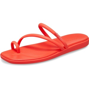 Crocs Women’s Miami Toe Loop Sandals | Square Toe Flat | Flexible Straps | Croslite Foam Footbed(Starfish)