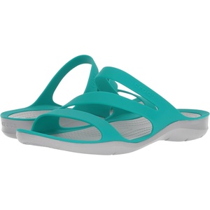 Crocs Women’s Swiftwater Sandals(Tropical Teal/Light Grey)
