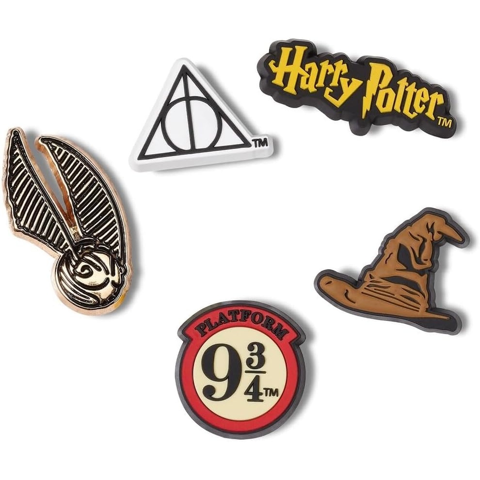 image:imageCrocs Jibbitz 5Pack Trendy Shoe Charms  Jibbitz for CrocsHarry Potter Symbol