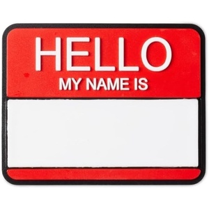 Crocs Jibbitz Nurse & Healthcare Shoe Charms(Hello My Name is)