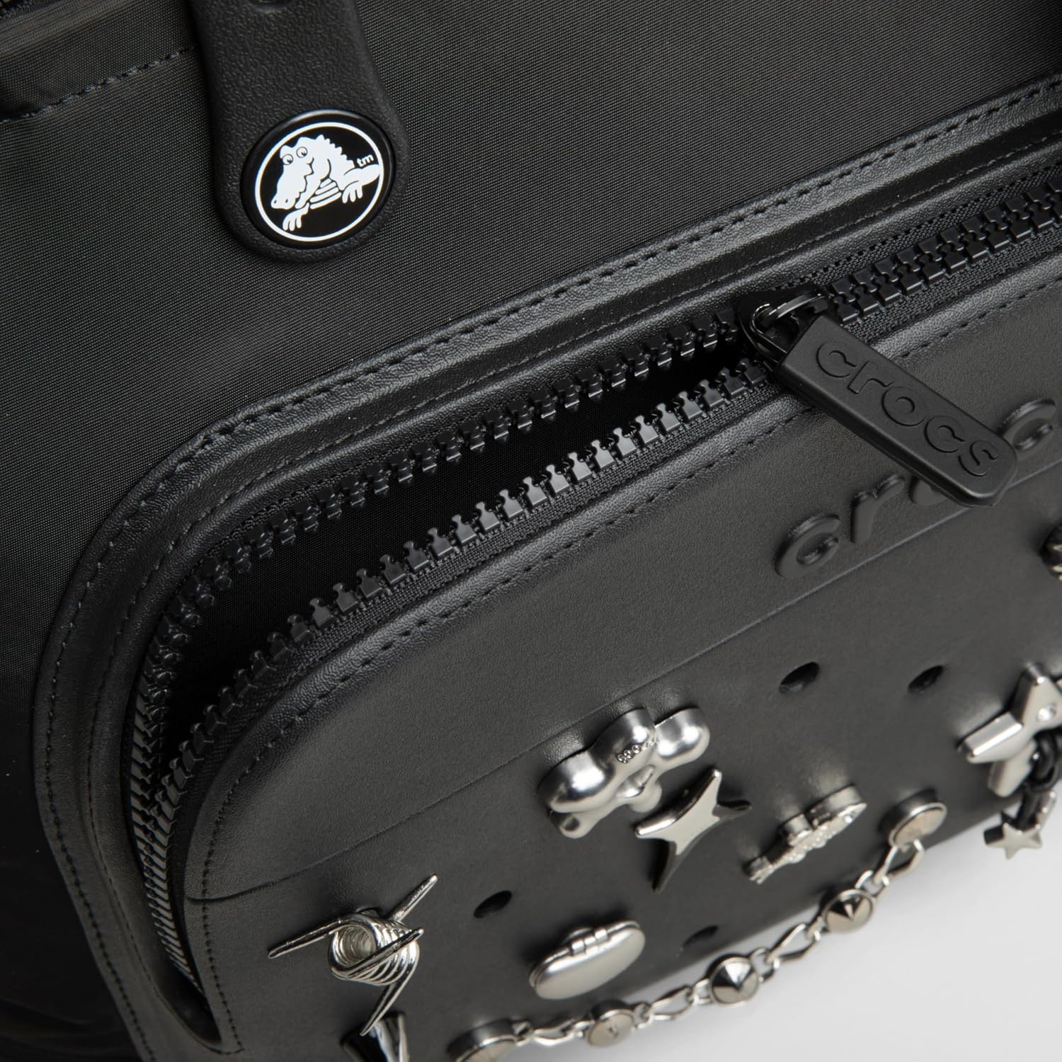 image:imageCrocs Classic Backpack Personalize with Jibbitz Charms Navy One SizeNavy