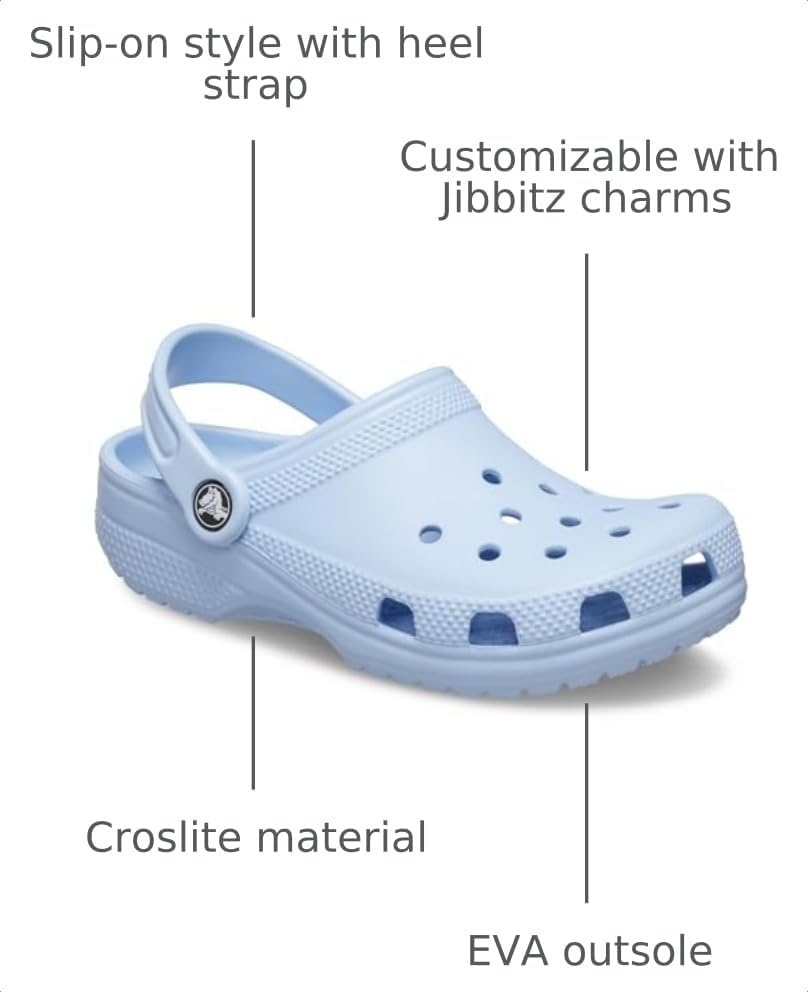 image:imageCrocs Kids Classic Clog Little KidBig KidToddler Casual ShoesBlue Calcite