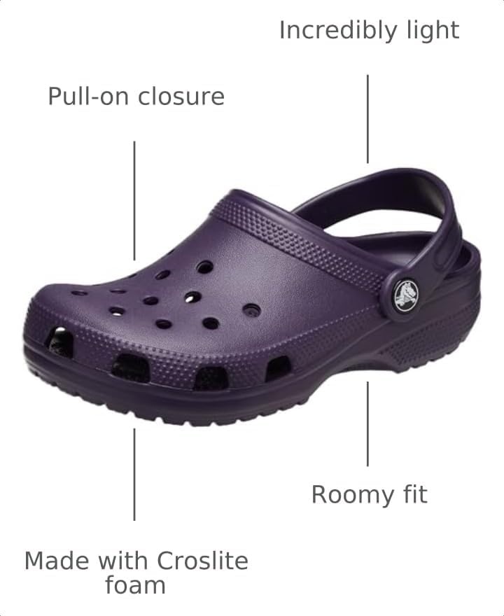 image:imageCrocs Kids Classic Clog Little KidBig KidToddler Casual ShoesDark Iris